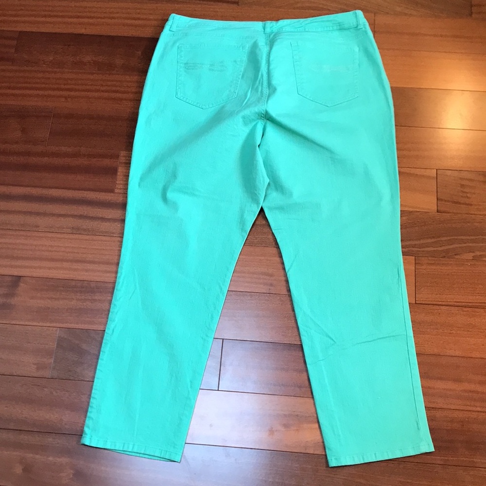 Style & Co Mint Green Denim View 3